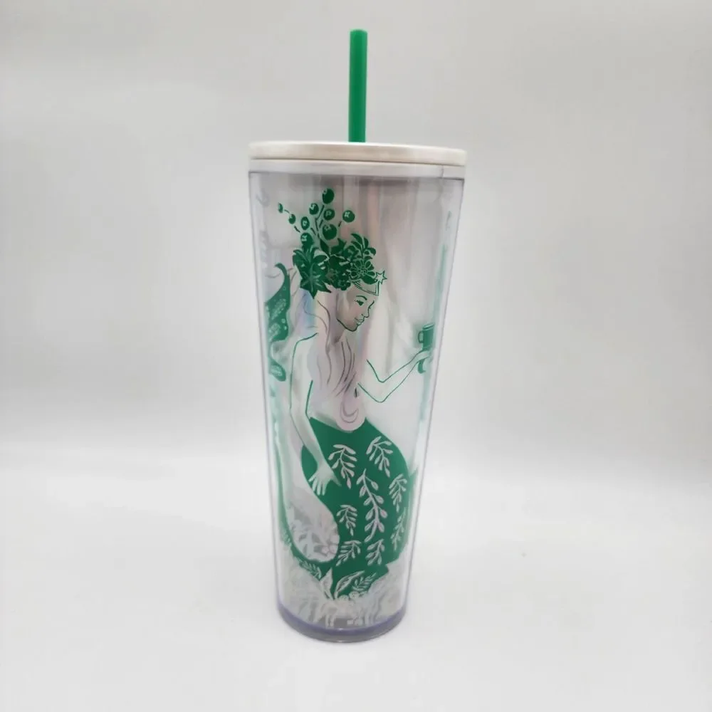 Starbucks Siren Mermaid Iridescent Cold Tumbler 24 oz‎ Venti NEW 2022 Holiday